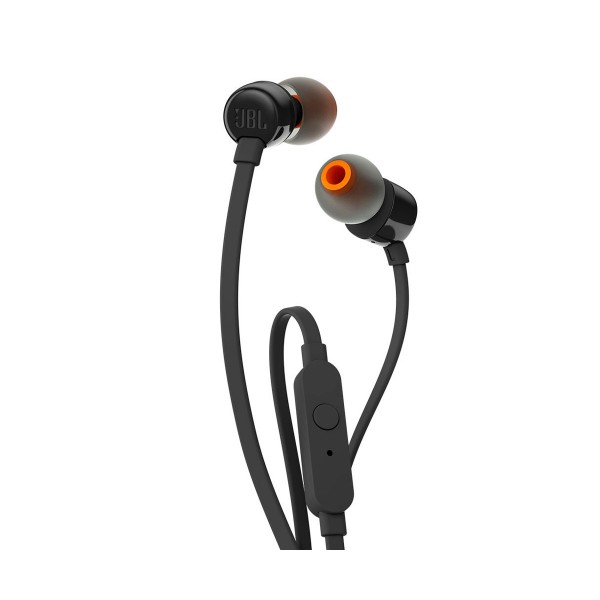 Jbl t110 negro auriculares de botón con micrófono integrado