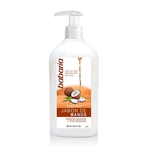 Babaria coco jabon de manos jabon de manos 500ml