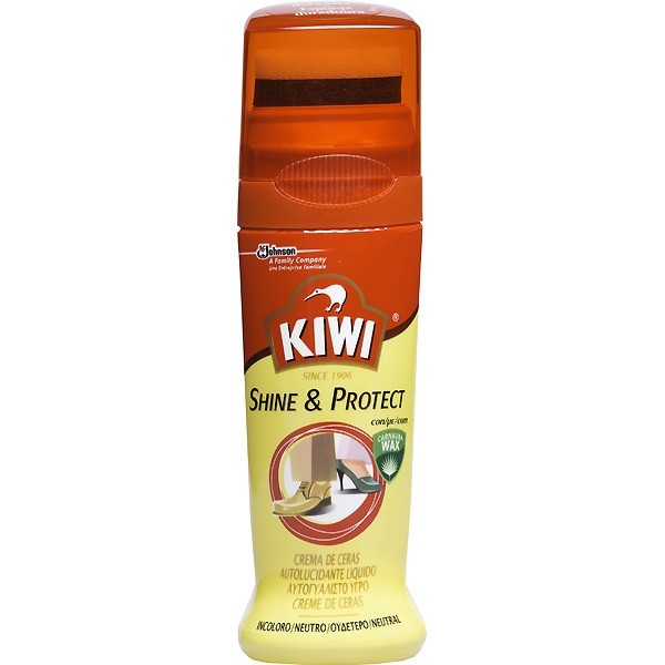 Kiwi crema de ceras calzado Shine & Protect Incoloro 75ml