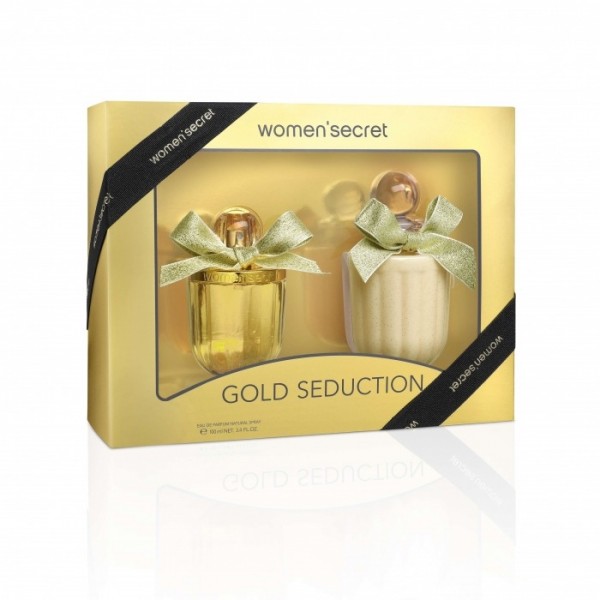 WOMAN SECRET  Set GOLD SEDUCTION EDP 100 ml + Body Lotion 200 m l