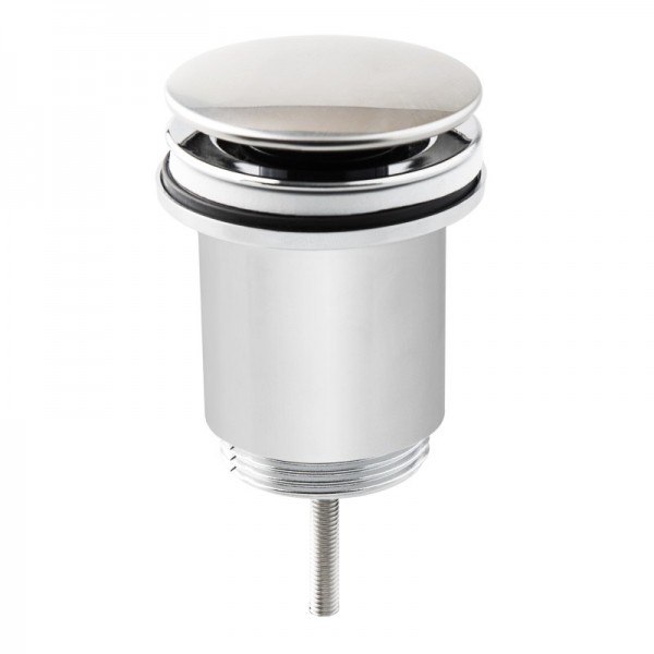 Valvula click-clack 1/4x63mm cromo abs