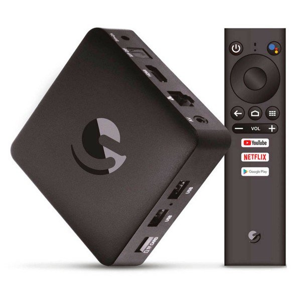 Engel en1015k negro android tv 4k ultra hd dispositvo para convertir el televisor en smart tv