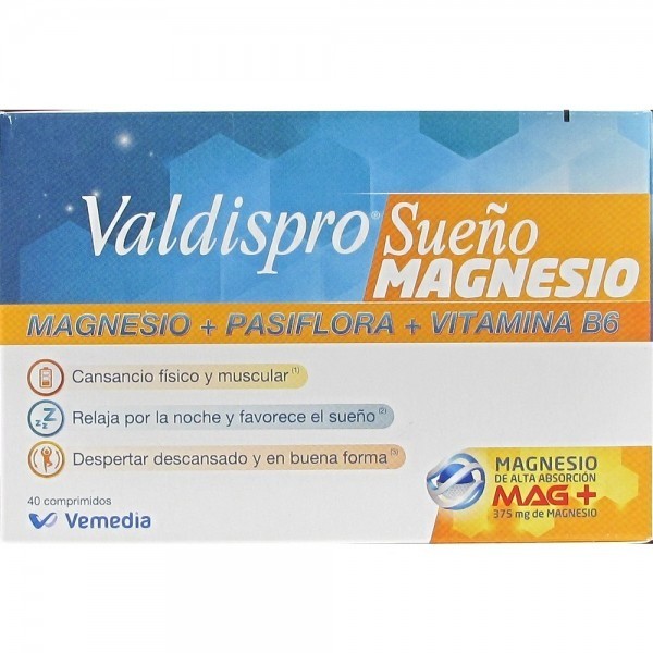 VALDISPRO SUEÑO MAGNESIO 40 COMPS