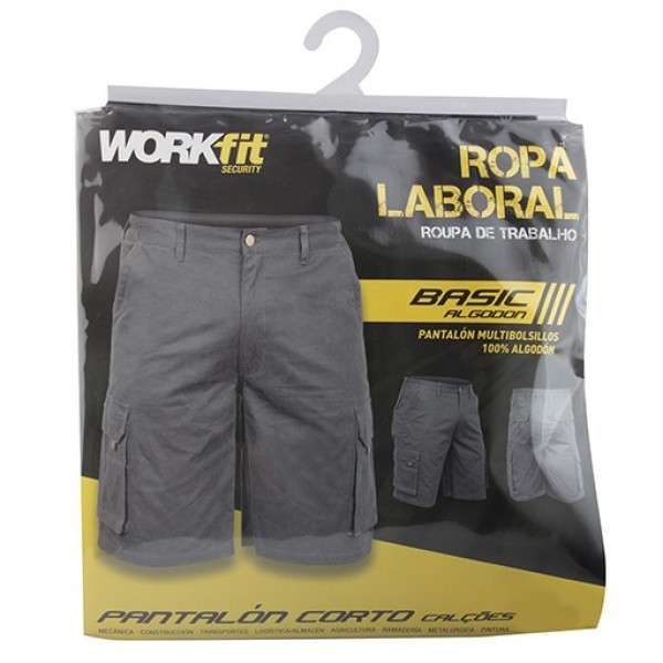Pantalon corto alg. workfit basic t. xl