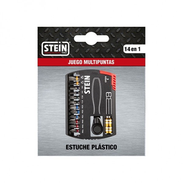 Juego multipuntas 14 en 1 carraca stein