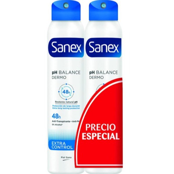 Sanex desodorante Extra Control pH Balance 200ml + 200ml