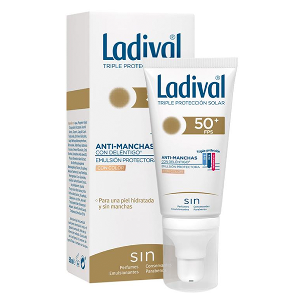 Ladival Antimanchas Con Color Spf50 Con Delentigo Y Niacinamida 50 ml