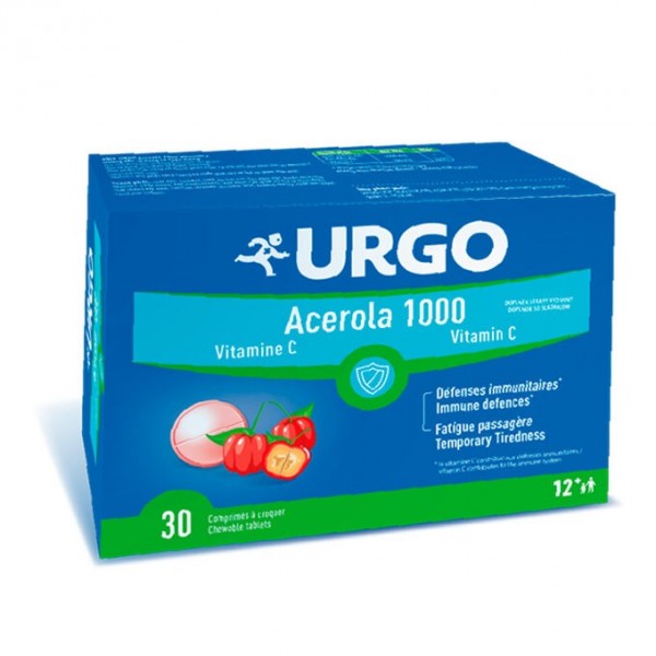 URGO ACEROLA 1000 VITAMINA C 30 COMP