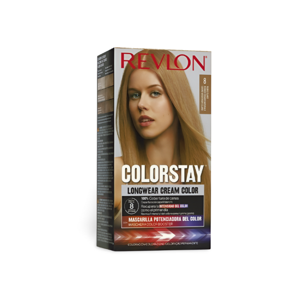 Revlon Colorstay tinte Nº8 Rubio claro Revlon Colorstay tinte Nº8 Rubio claro