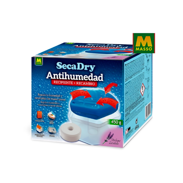 Secadry antihumedad recipiente + tableta 450 g (pack 2 unidades) Secadry antihumedad recipiente + tableta 450 g (pack 2 unidades)